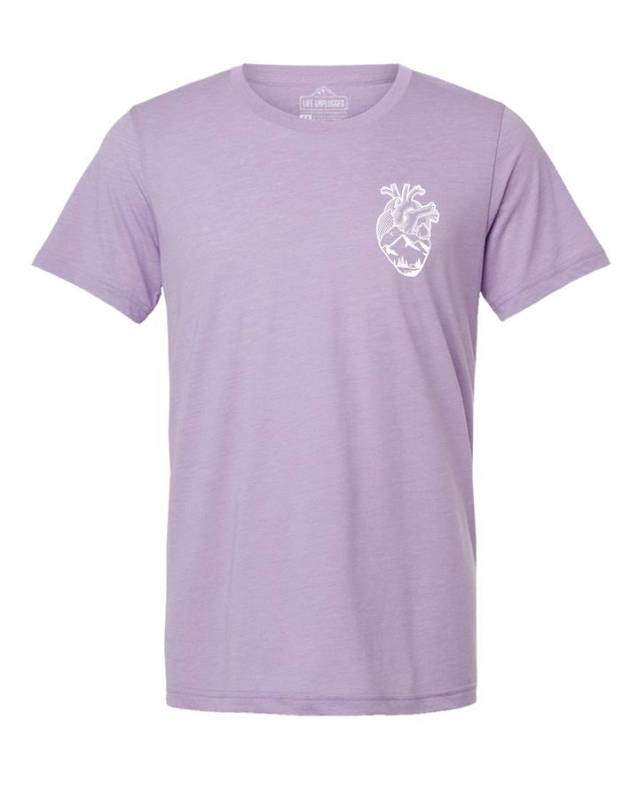 Anatomical Heart (Left Chest) Triblend T-Shirt