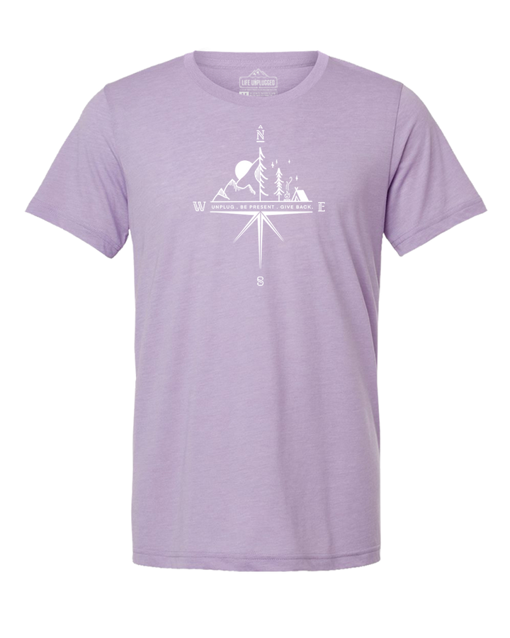 Compass Mountain Scene Triblend T-Shirt