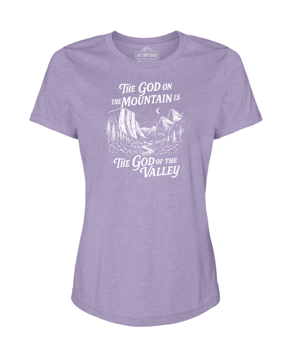 God On The Mountain Women's T-Shirt