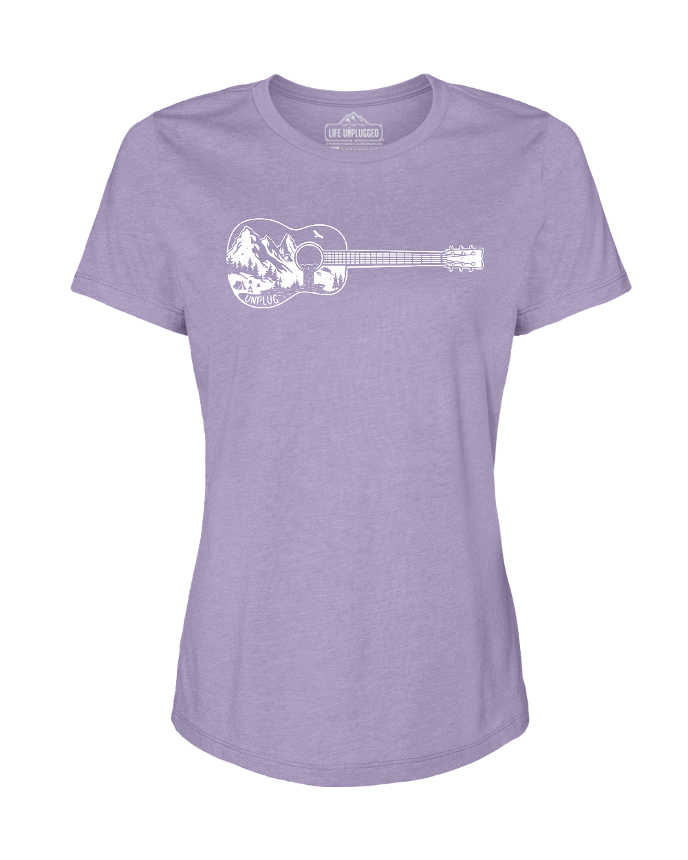 Guitar Mountain Scene Women's T-Shirt