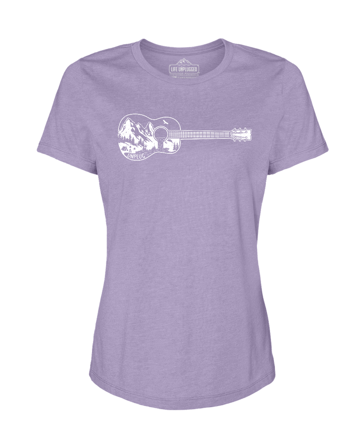 Guitar Mountain Scene Women's T-Shirt