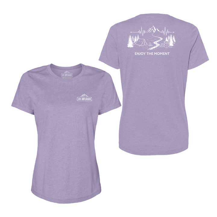 ENJOY THE MOMENT (MOUNTAIN SCENE) Women's T-Shirt
