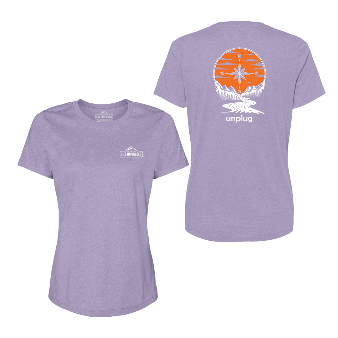 Compass Sunset Women's T-Shirt