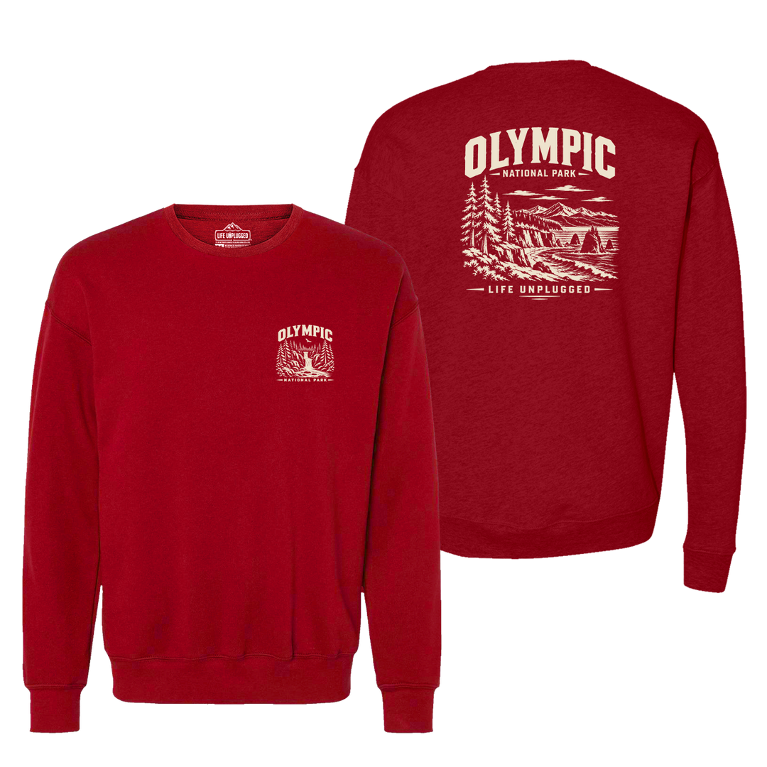 OLYMPIC NATIONAL PARK Midweight Super Soft Crewneck
