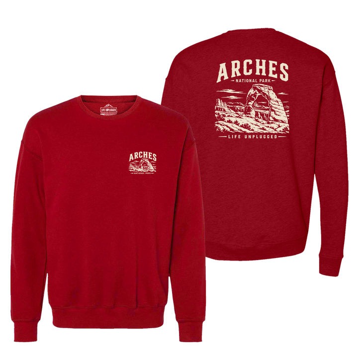 ARCHES NATIONAL PARK Midweight Super Soft Crewneck