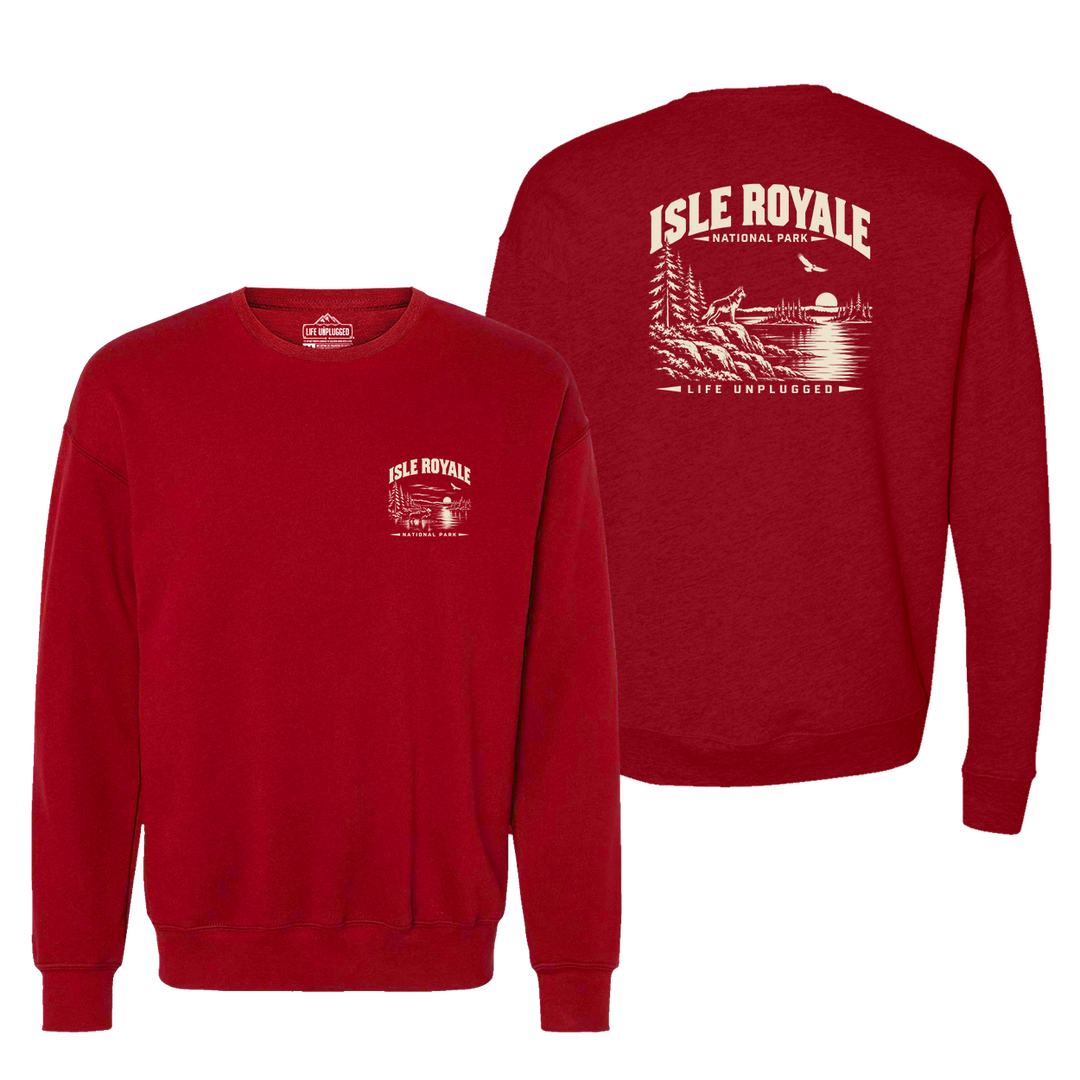 ISLE ROYALE NATIONAL PARK Midweight Super Soft Crewneck