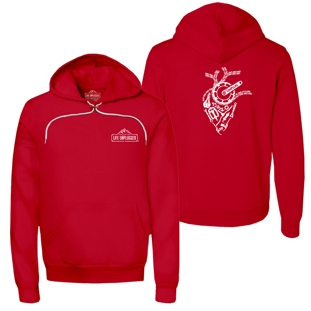 Anatomical Heart (Bicycle Parts) Super Soft Hoodie