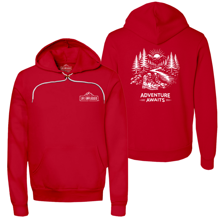 ADVENTURE AWAITS Super Soft Hoodie