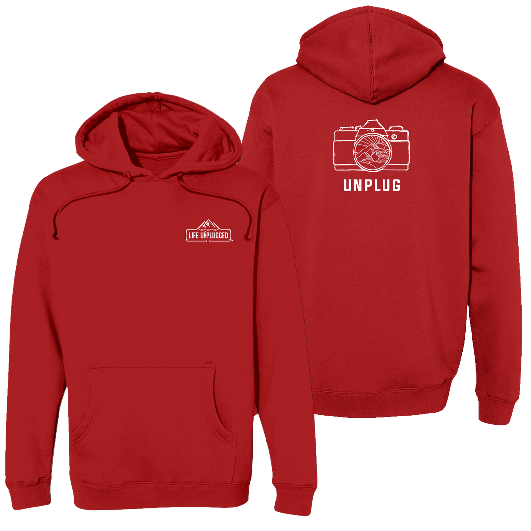 Camera Mountain Lens Heavyweight Hoodie