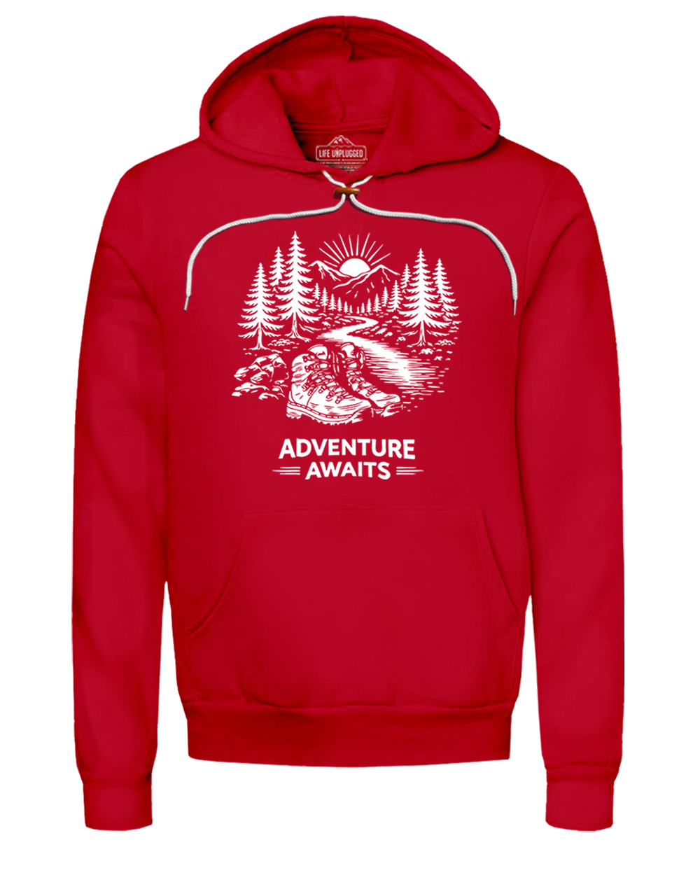 ADVENTURE AWAITS Super Soft Hoodie
