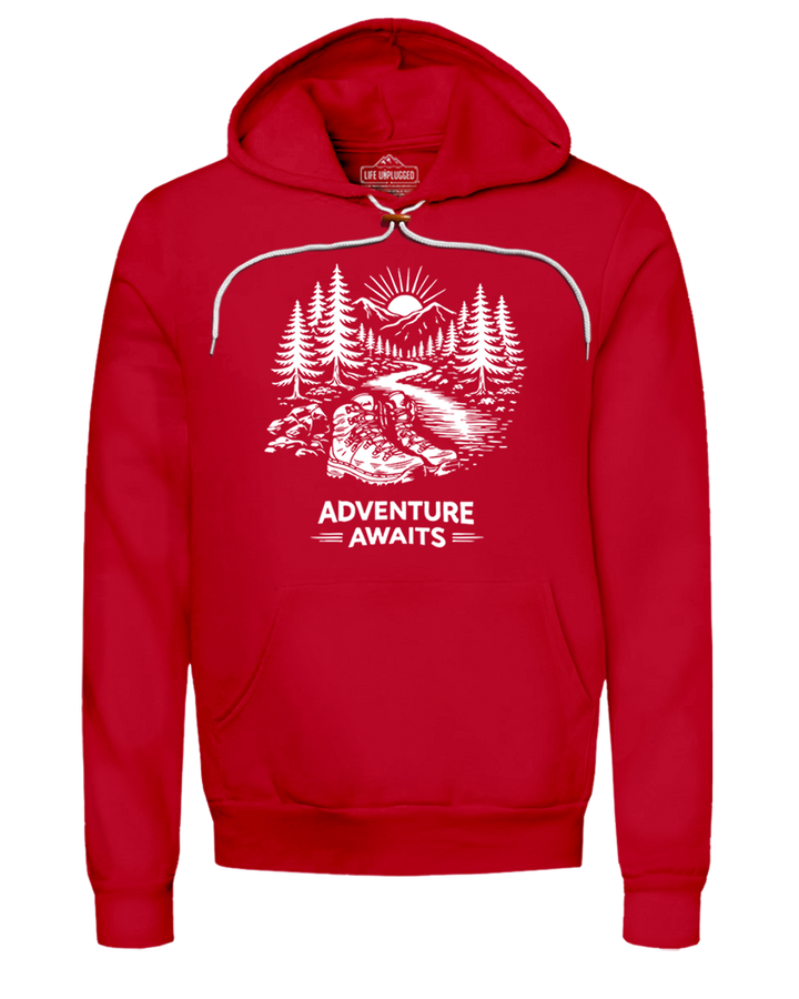 ADVENTURE AWAITS Super Soft Hoodie