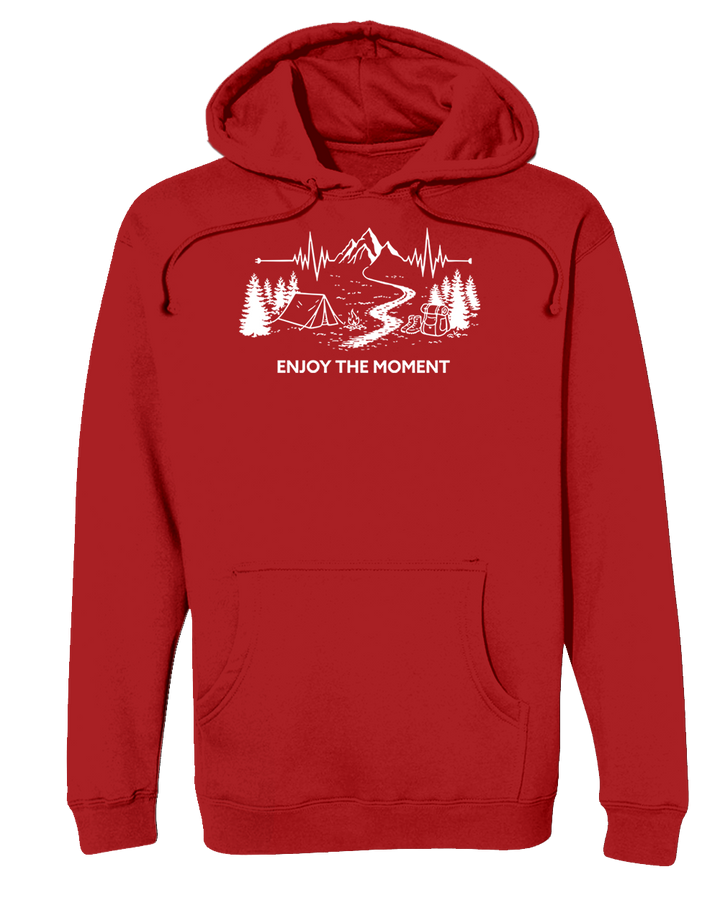 ENJOY THE MOMENT (MOUNTAIN SCENE) Heavyweight Hoodie