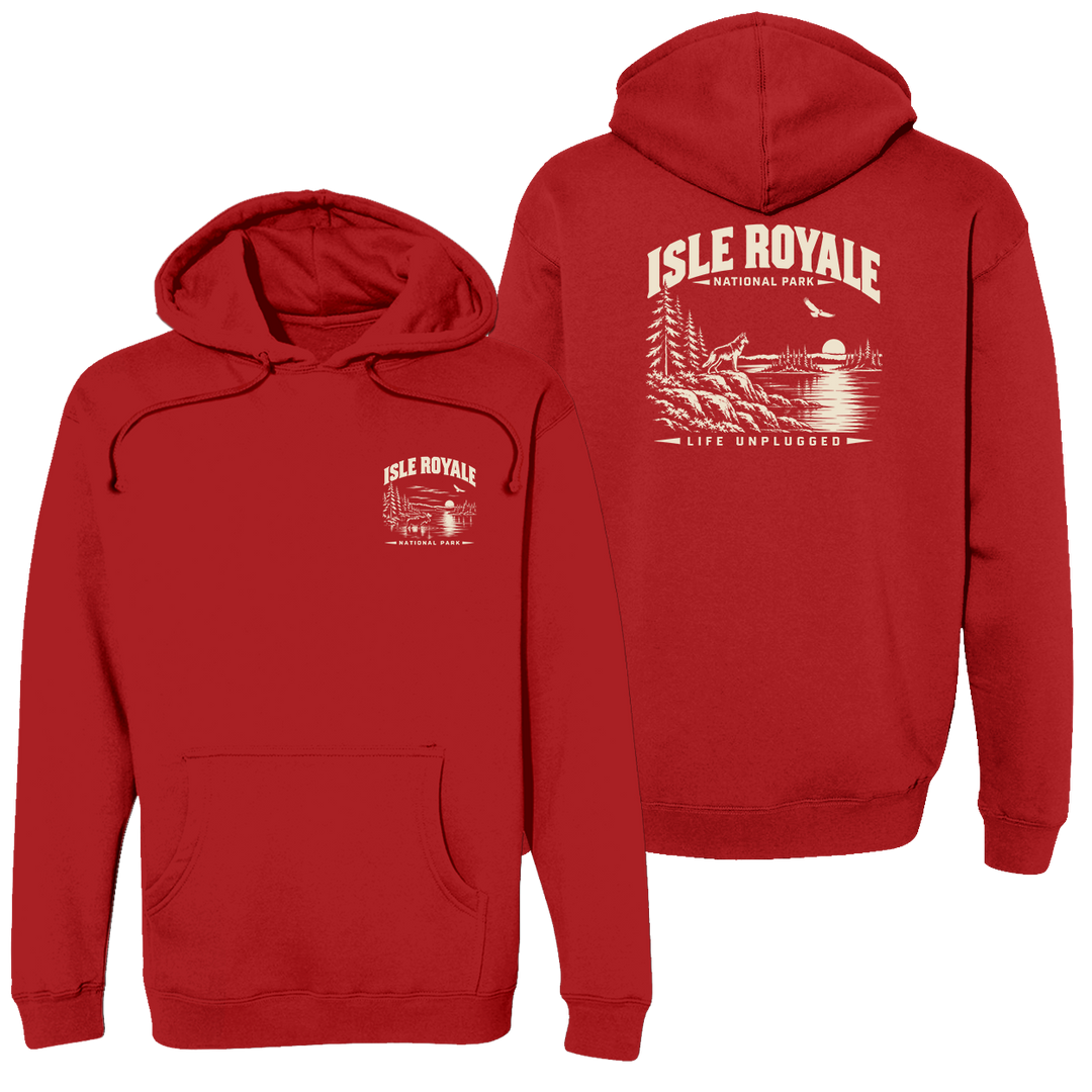 ISLE ROYALE NATIONAL PARK Heavyweight Hoodie