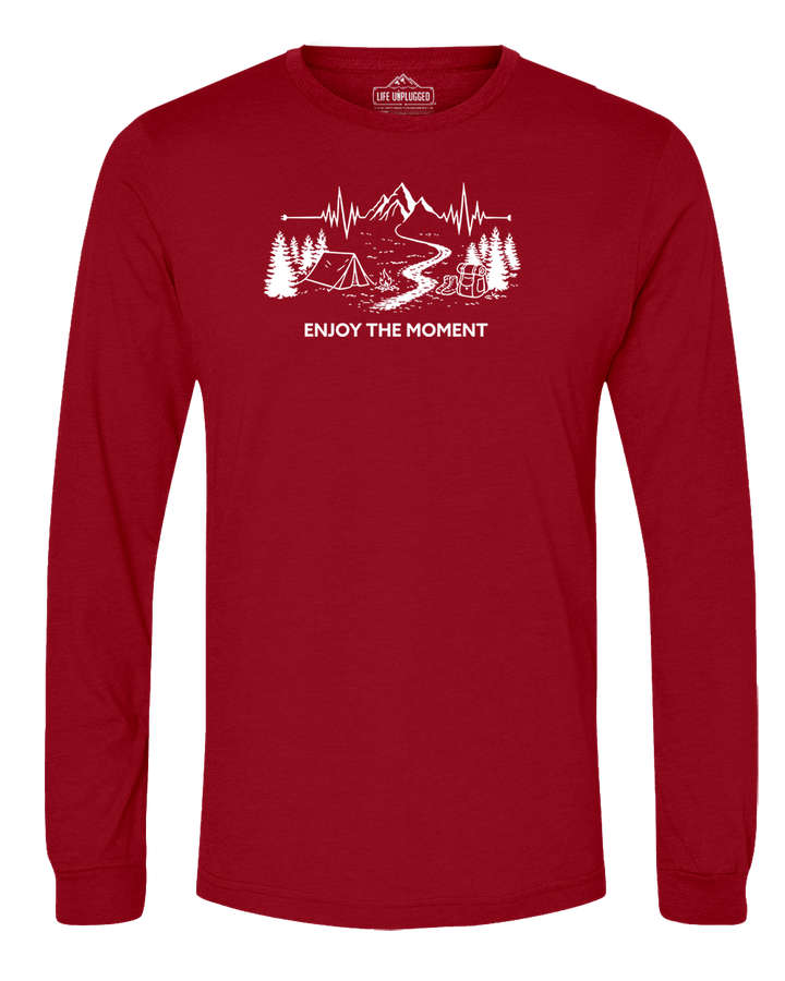 ENJOY THE MOMENT (MOUNTAIN SCENE) Long Sleeve T-Shirt