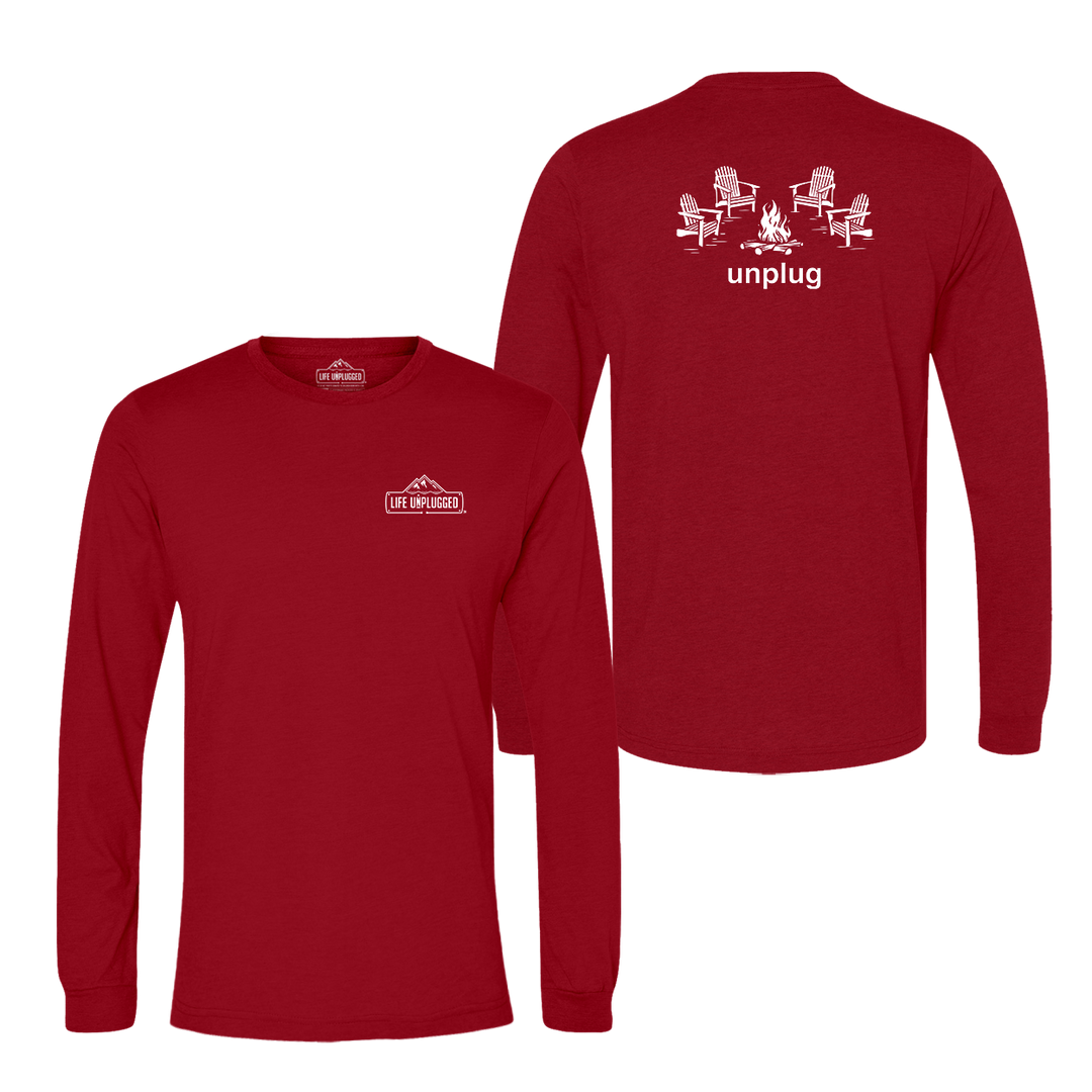Campfire Chairs Long Sleeve T-Shirt