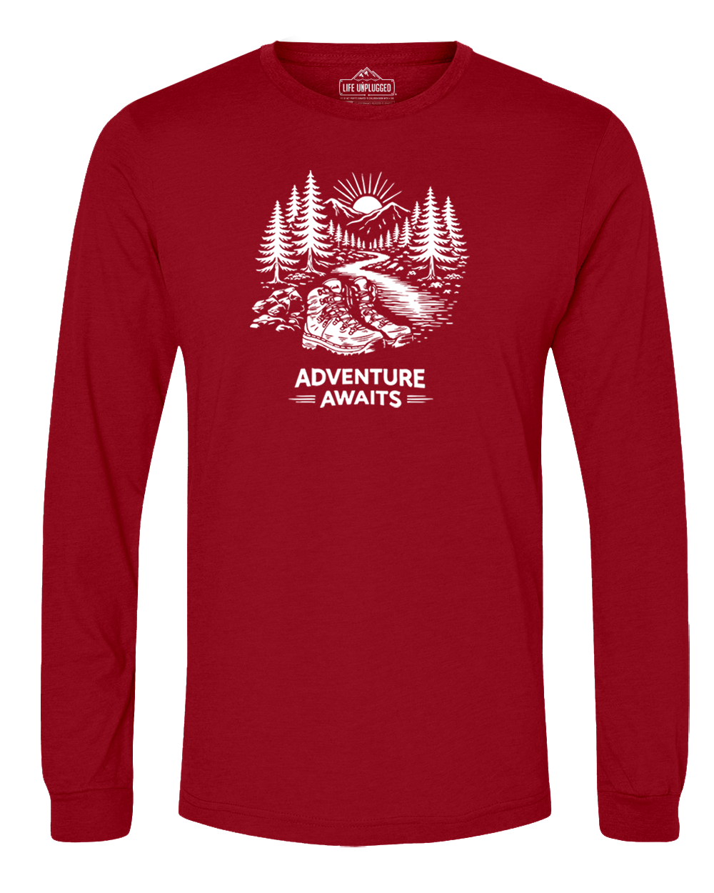 ADVENTURE AWAITS Long Sleeve T-Shirt