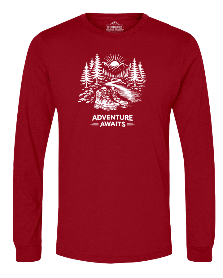 ADVENTURE AWAITS Long Sleeve T-Shirt