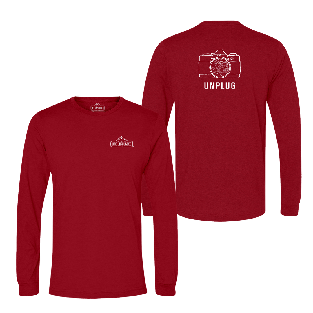 Camera Mountain Lens Long Sleeve T-Shirt
