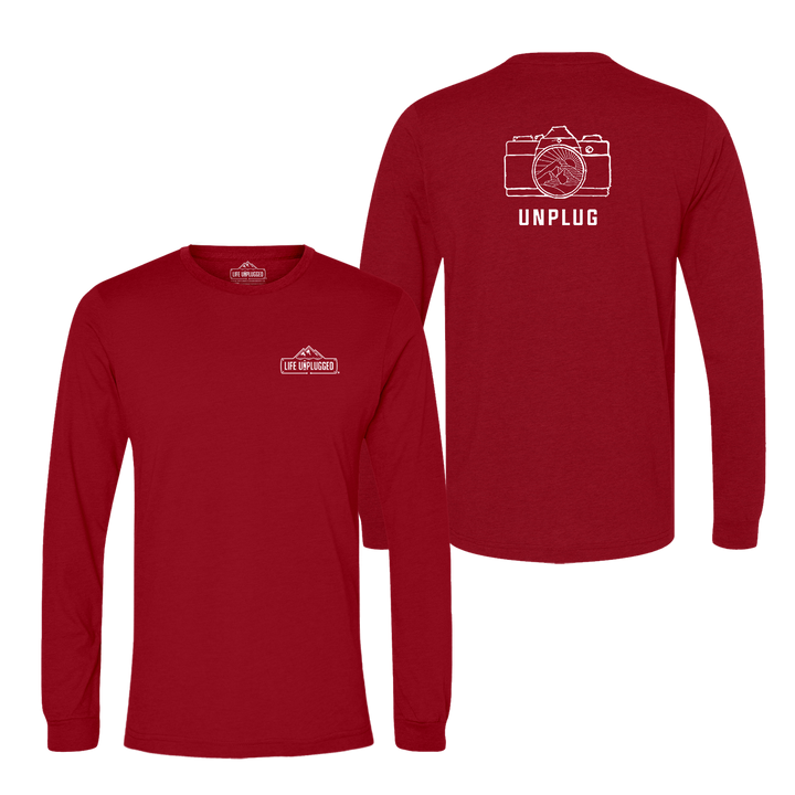 Camera Mountain Lens Long Sleeve T-Shirt