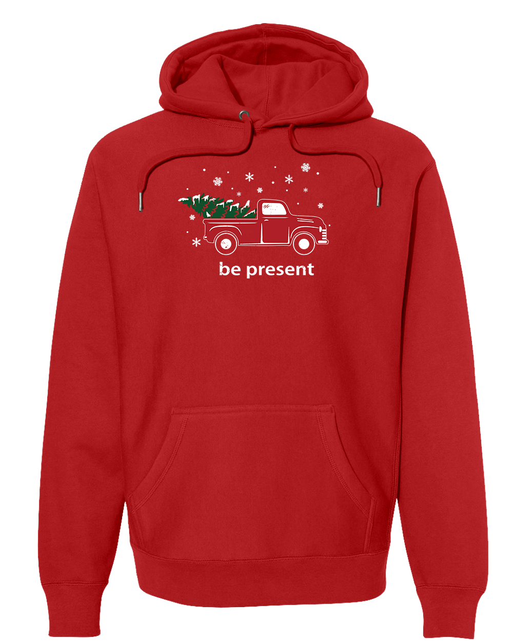 CHRISTMAS TREE TRUCK Super Heavyweight Hoodie