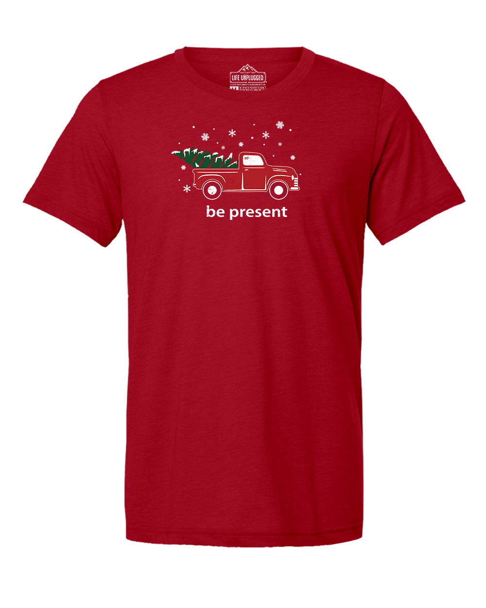 Christmas Tree Truck Triblend T-Shirt