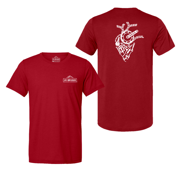 Anatomical Heart (Bicycle Parts) Triblend T-Shirt