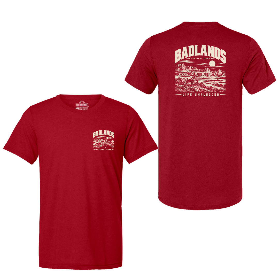 BADLANDS NATIONAL PARK Triblend T-Shirt