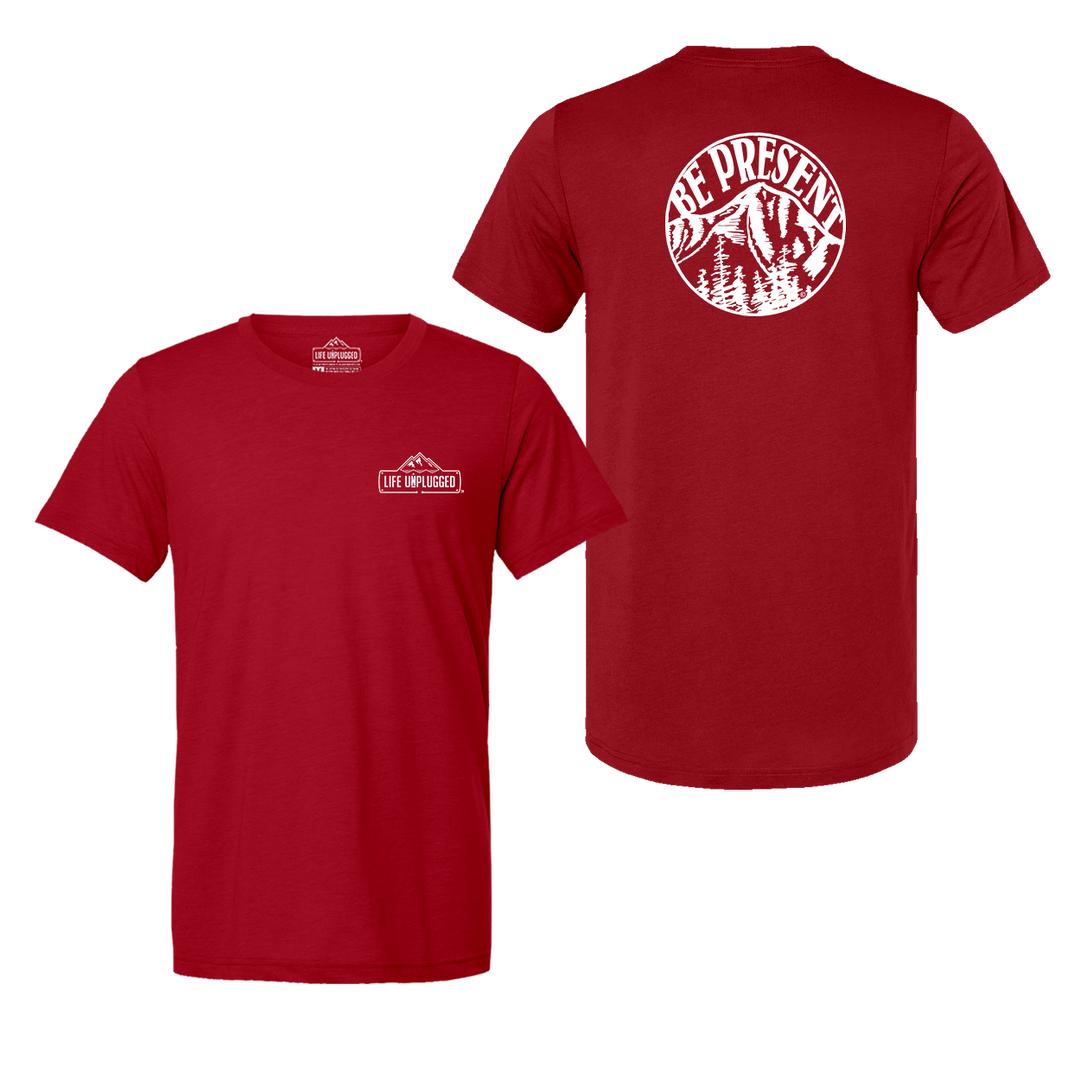 Be Present Mountain Triblend T-Shirt