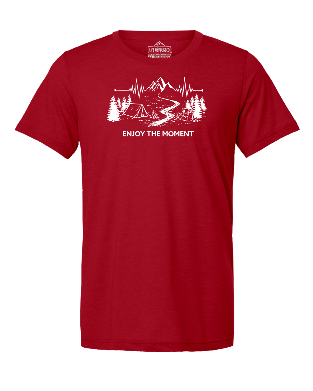 ENJOY THE MOMENT (MOUNTAIN SCENE) Triblend T-Shirt