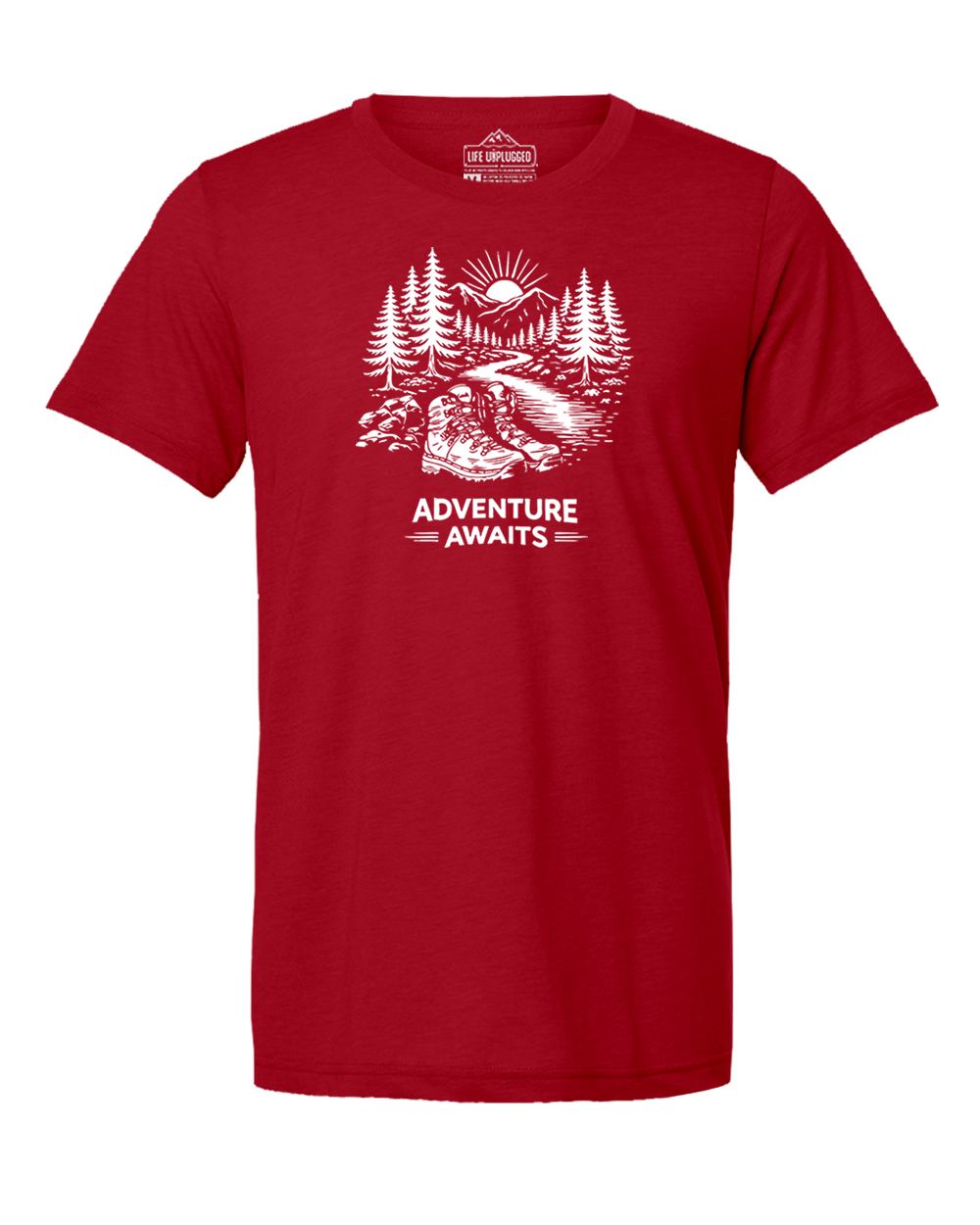 ADVENTURE AWAITS Triblend T-Shirt