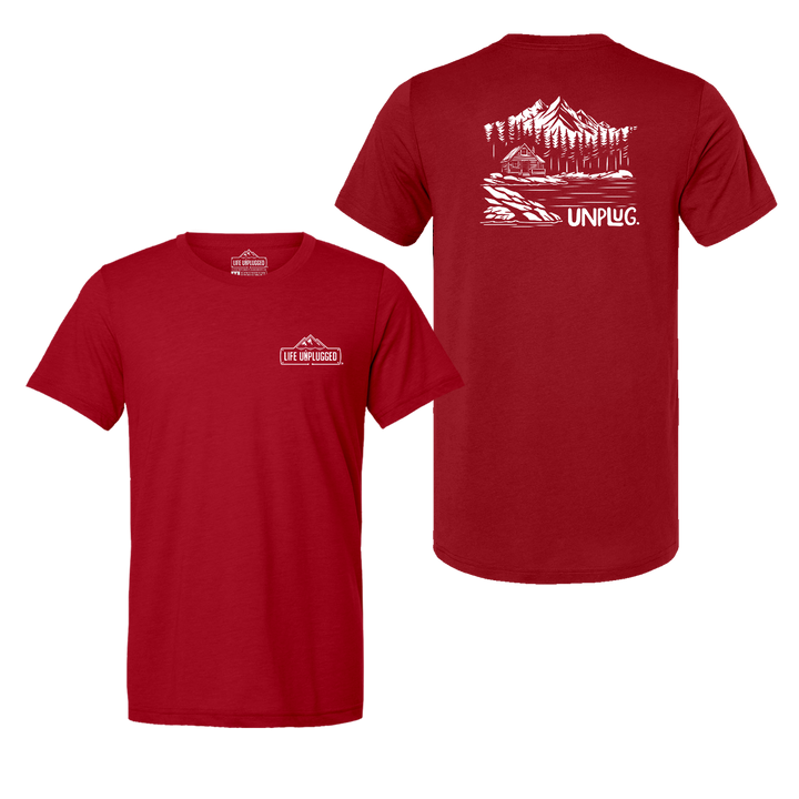 Cabin In the woods Triblend T-Shirt
