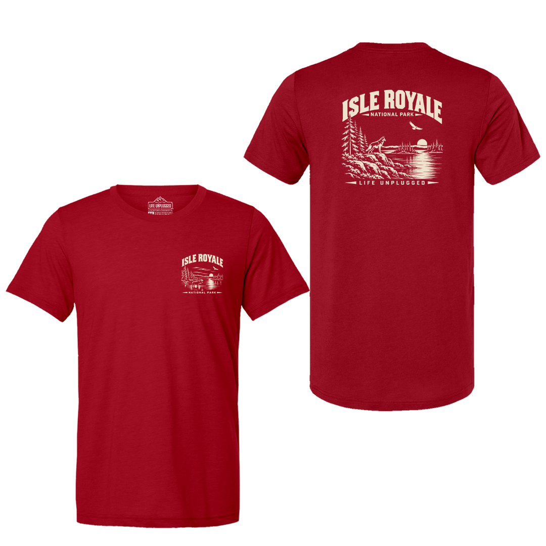 ISLE ROYALE NATIONAL PARK Triblend T-Shirt