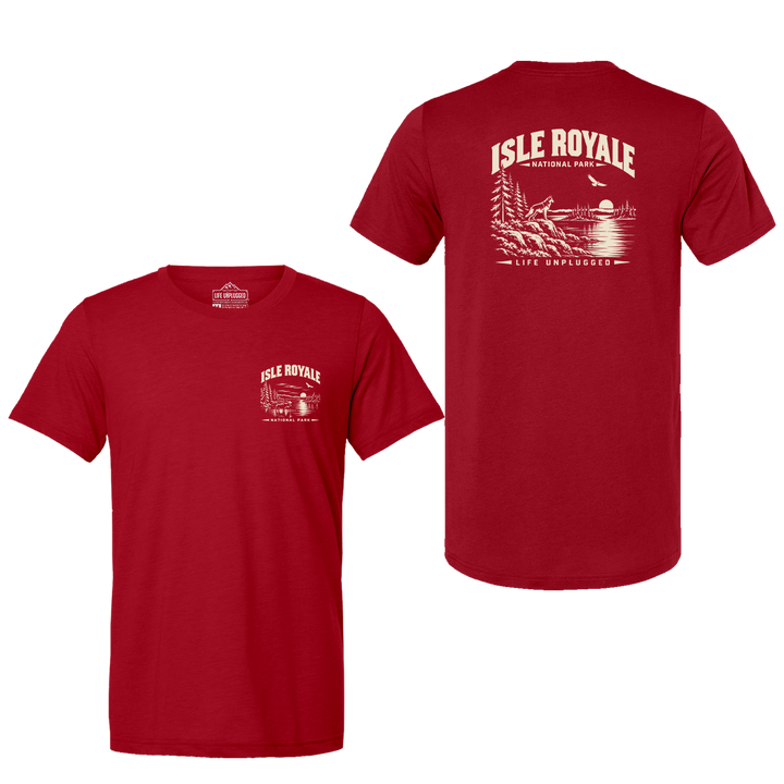 ISLE ROYALE NATIONAL PARK Triblend T-Shirt