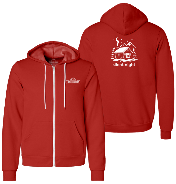 SILENT NIGHT Supersoft Midweight Zip Up Hoodie