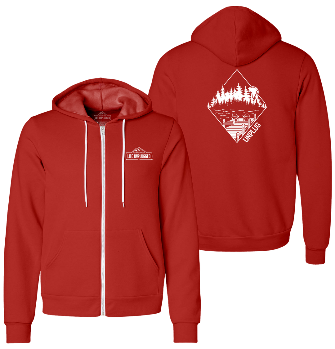 LAKE LIFE Supersoft Midweight Zip Up Hoodie