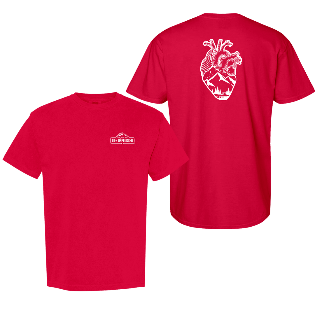 ANATOMICAL HEART (FULL CHEST) Cotton T-Shirt powered by Comfort Colors®