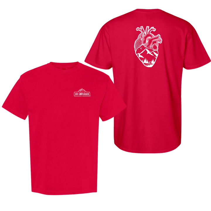ANATOMICAL HEART (FULL CHEST) Cotton T-Shirt powered by Comfort Colors®