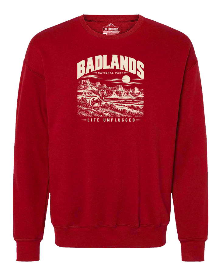 BADLANDS NATIONAL PARK Midweight Super Soft Crewneck