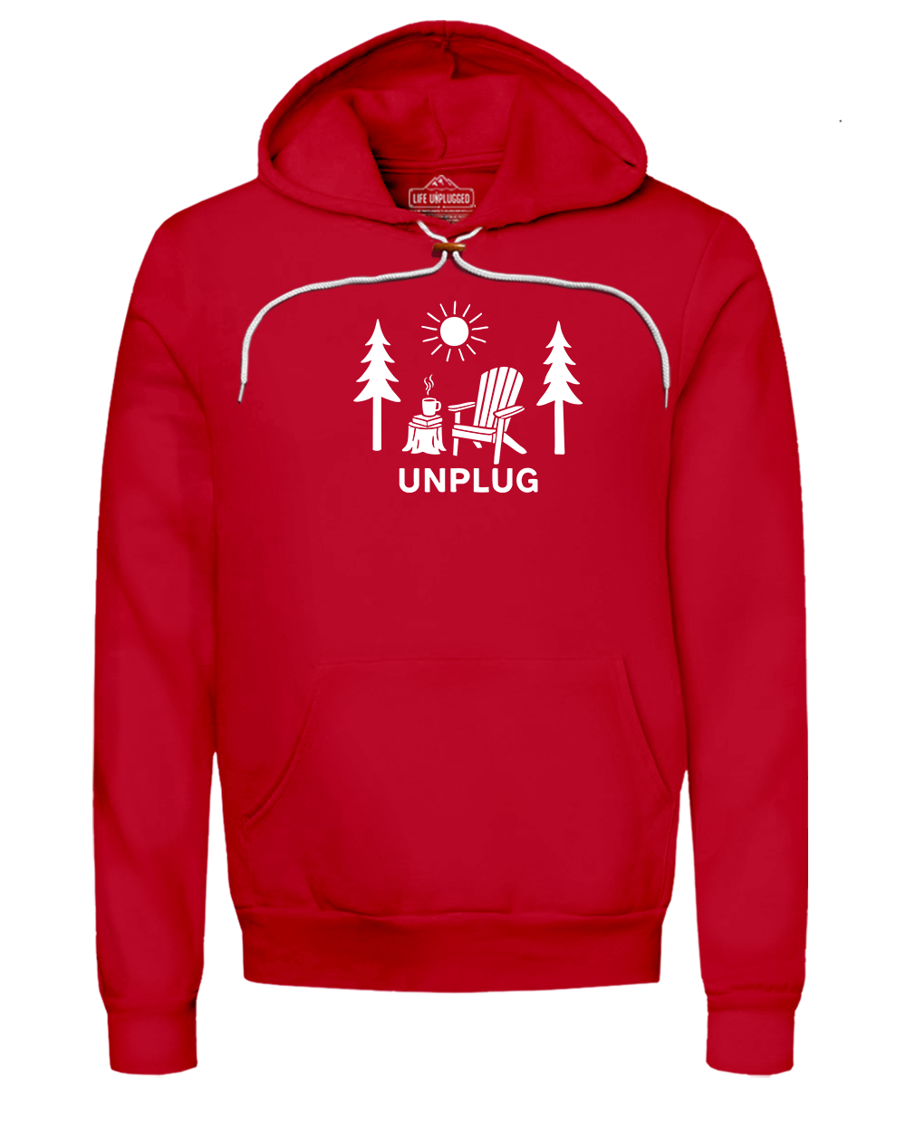 READING IN THE WOODS Super Soft Hoodie