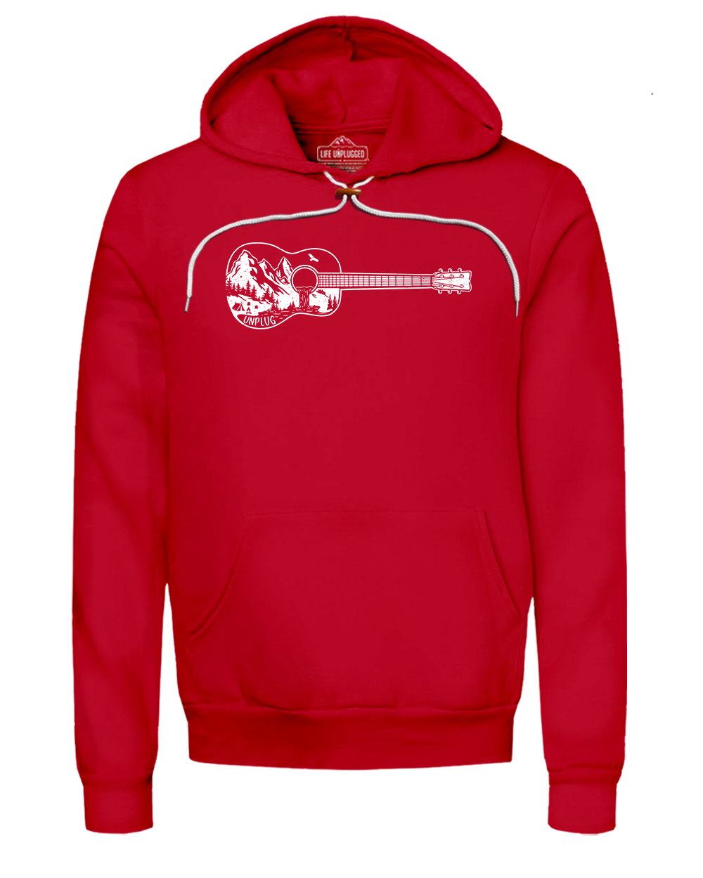 Guitar Mountain Scene Super Soft Hoodie