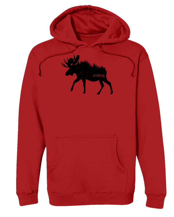 Moose In The Trees Heavyweight Hoodie