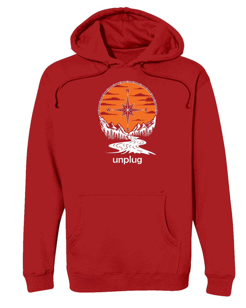 Compass Sunset Heavyweight Hoodie