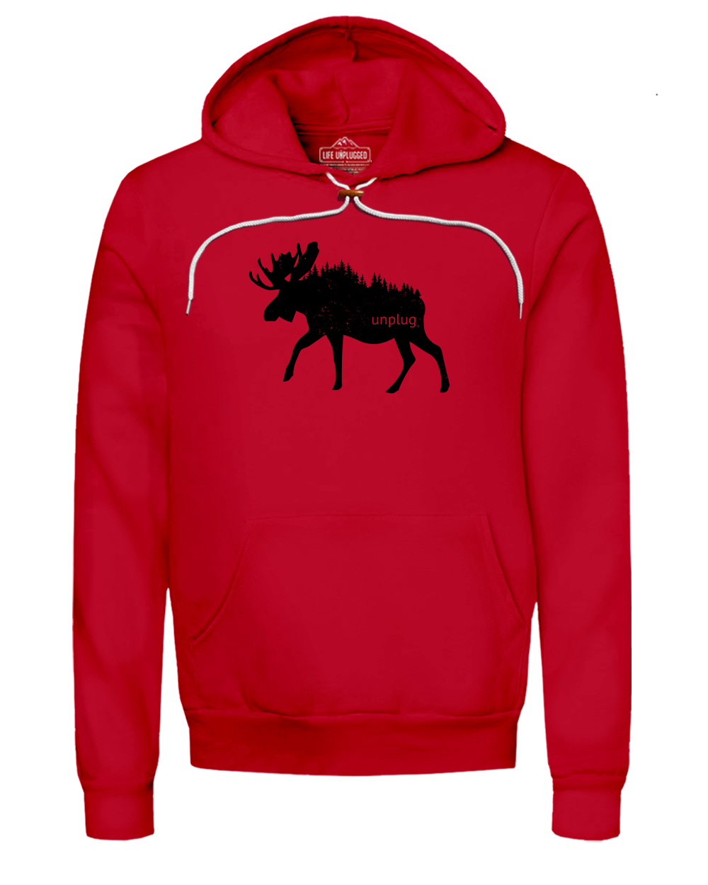Moose In The Trees Super Soft Hoodie