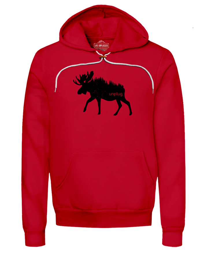 Moose In The Trees Super Soft Hoodie