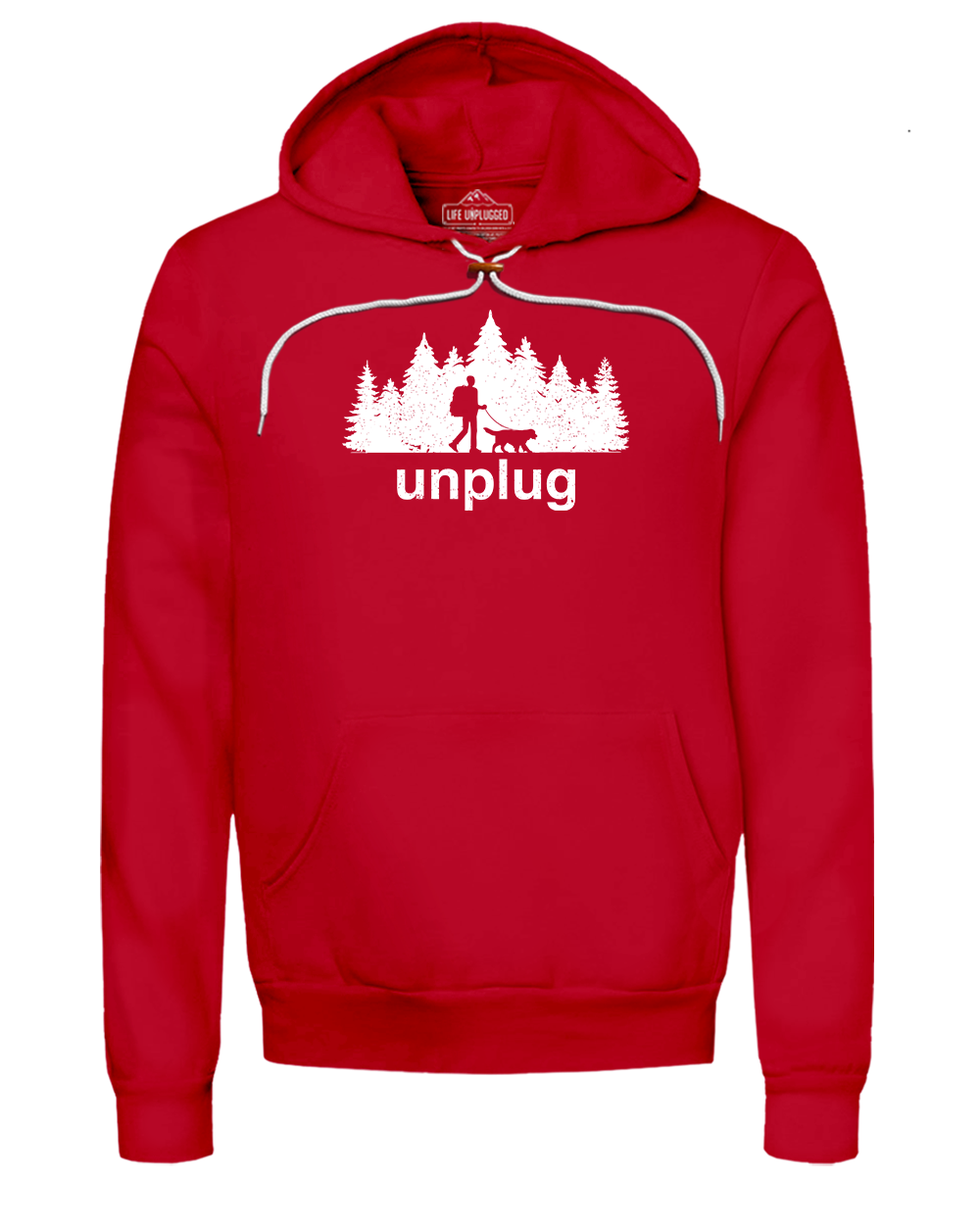 Dog Walks In The Woods Super Soft Hoodie