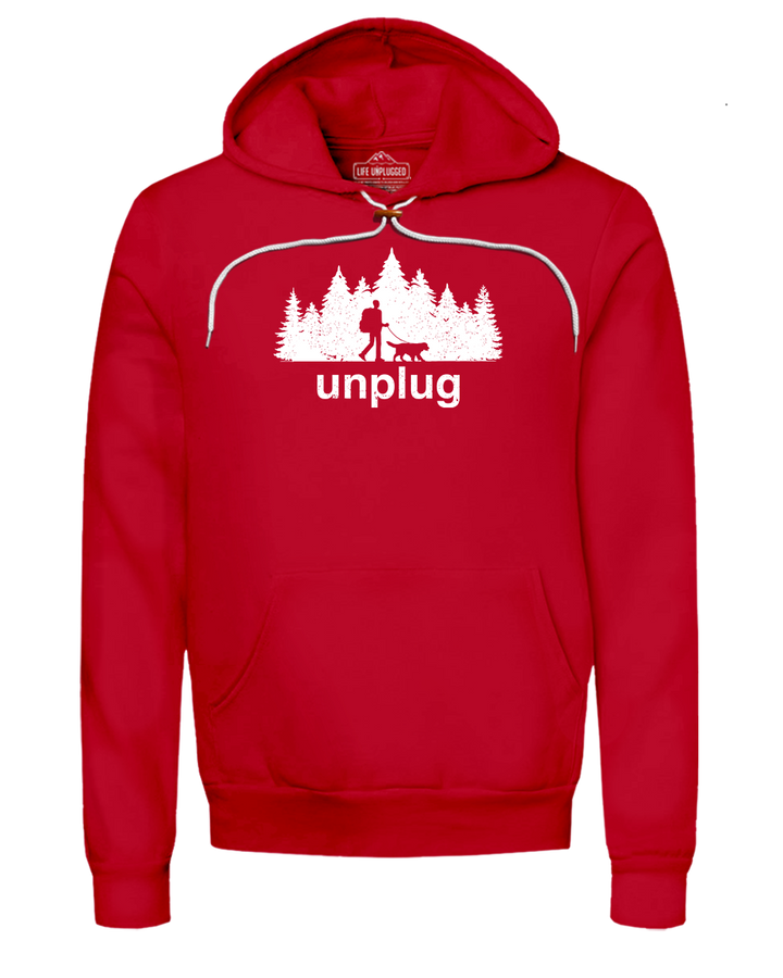 Dog Walks In The Woods Super Soft Hoodie