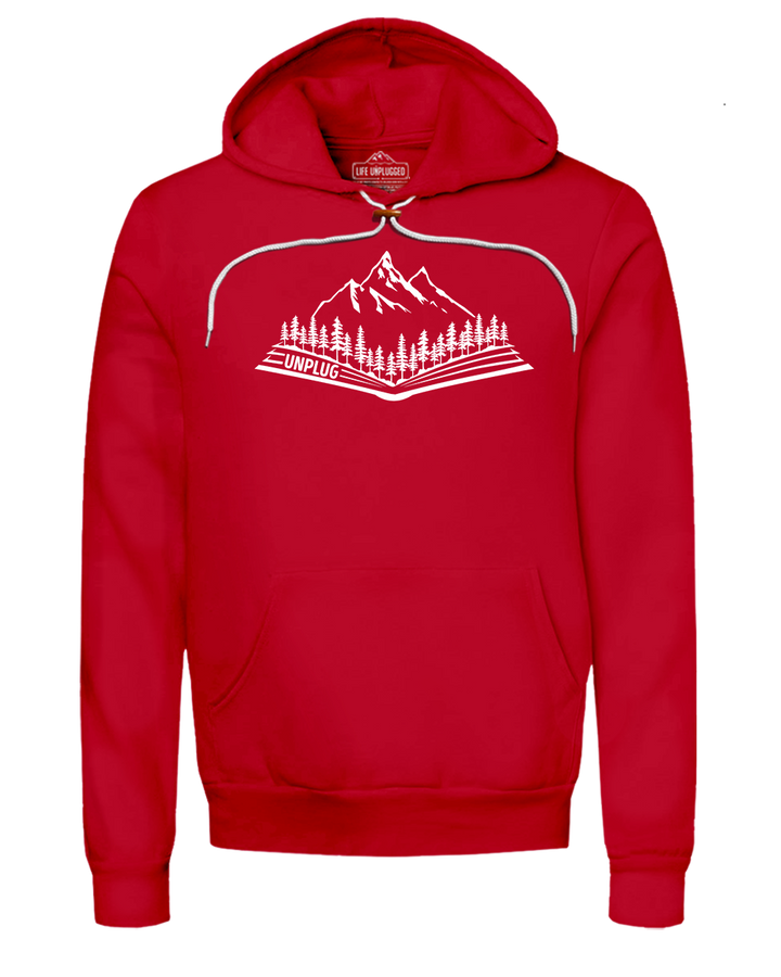 Open Book Mountain Scene Super Soft Hoodie