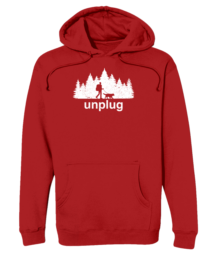 Dog Walks In The Woods Heavyweight Hoodie