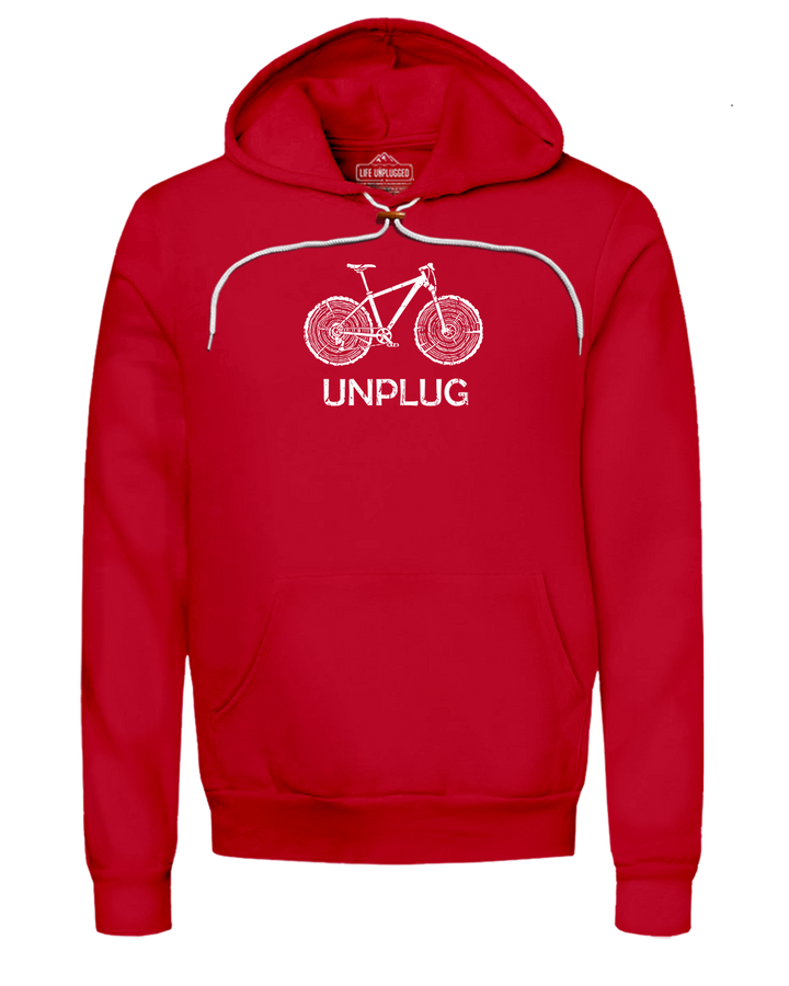Mountain Bike Tree Stumps Super Soft Hoodie