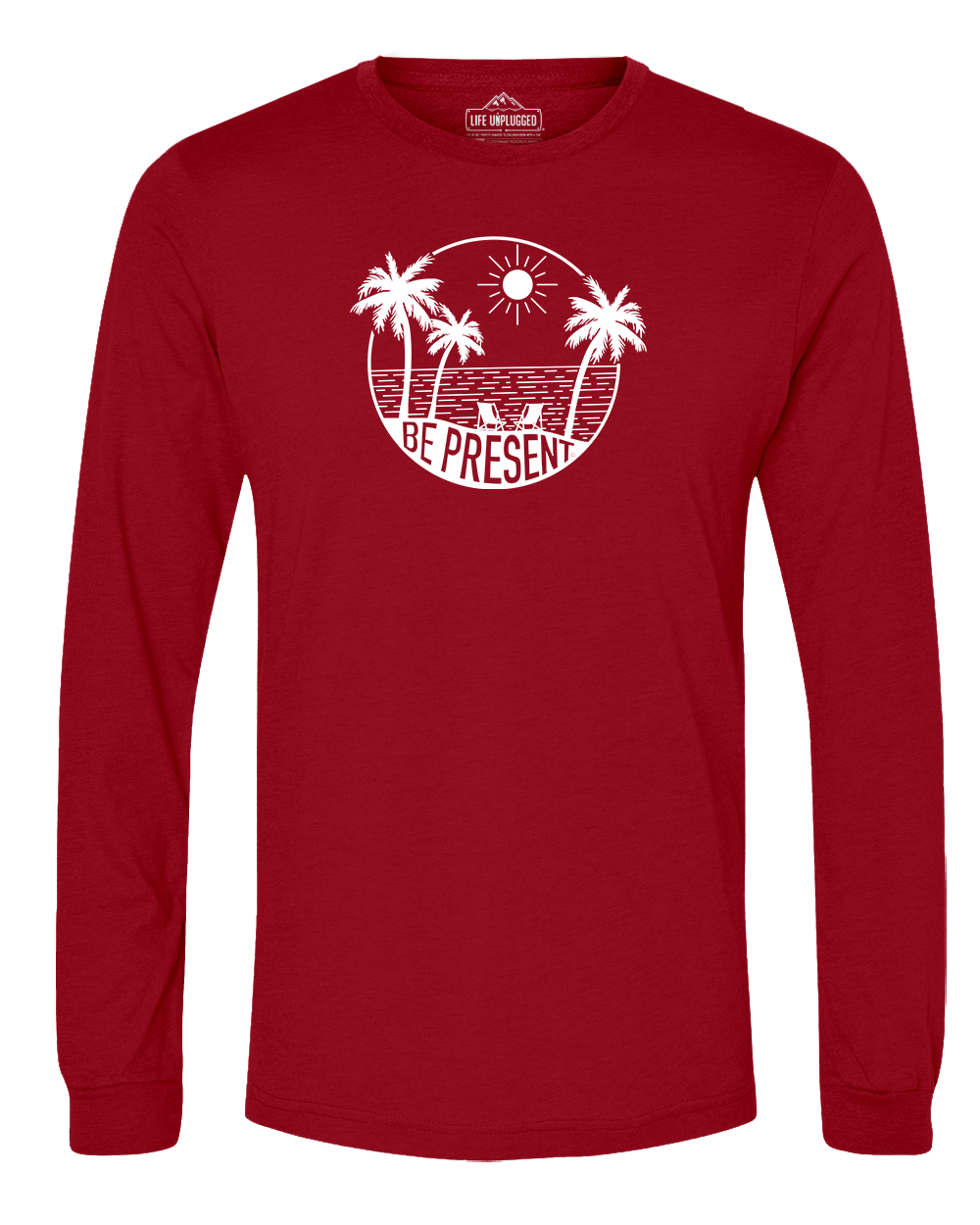 Be Present Beach Long Sleeve T-Shirt